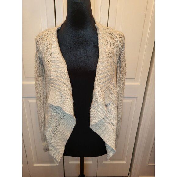 Abercrombie & Fitch Sweaters - Abercrombie Oatmeal Open Cardigan S Neutral Minimal Cozy Cropped